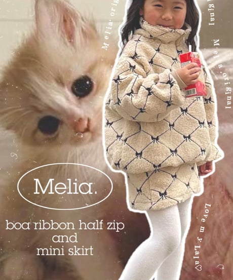 【Melia.original】Boa ribbon mini skirt ※スカート※