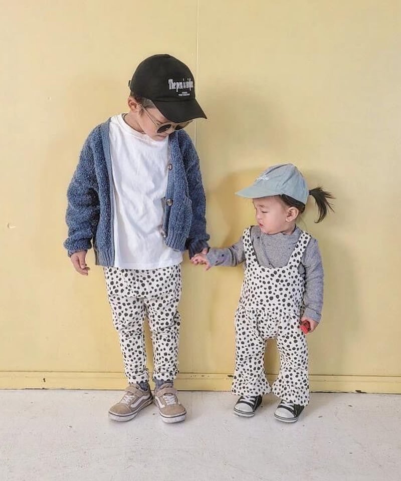 0943　DUALISM ダルメシアン柄オーバーオール Melia.original】Dalmatian salopette | Melia.