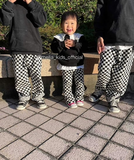 【Melia. original】checker " flare” pants