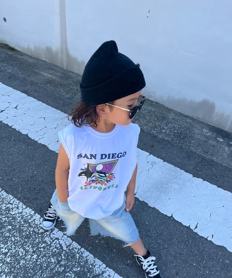 80’ｓ print tank top【90-160cm】