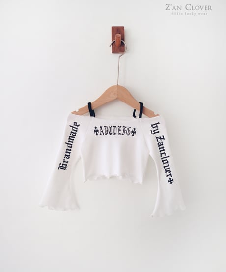 open shoulder long tee【70-150cm】