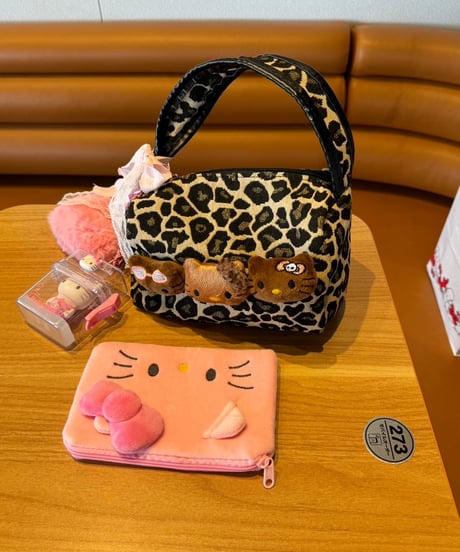 leopard character bag