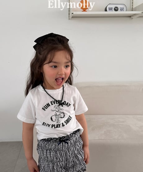 【予約商品】【ELLYMOLLY】shirring pumpkin pants【80-130cm】