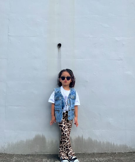 【Melia.original】leopard flare pants【80-140cm】