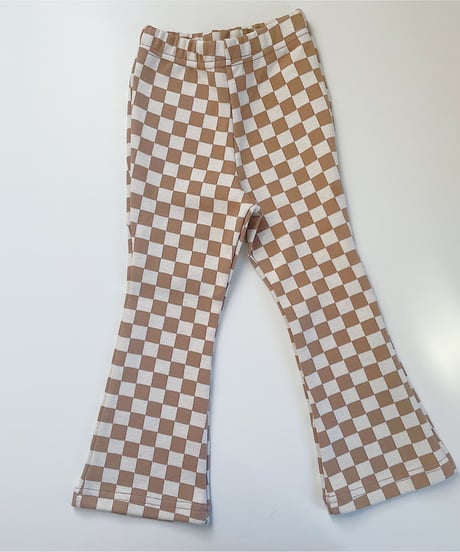 【Melia. original】checker " flare” pants