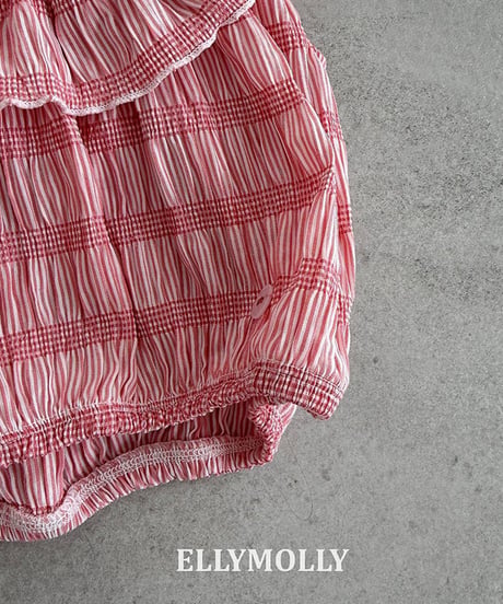 【予約商品】【ELLYMOLLY】3way offshoulder frill blouse【80-130cm】