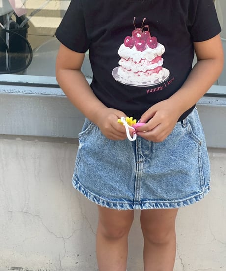 cherry cake short tee【80-150cm】