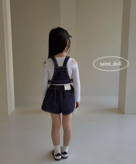open shoulder long tee【90-160cm】
