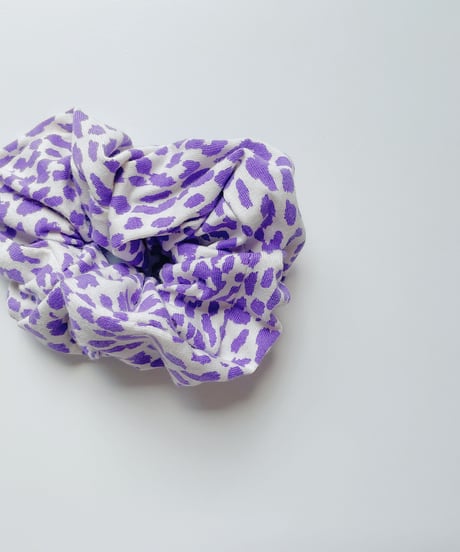 【Melia.original】color leopard chouchou