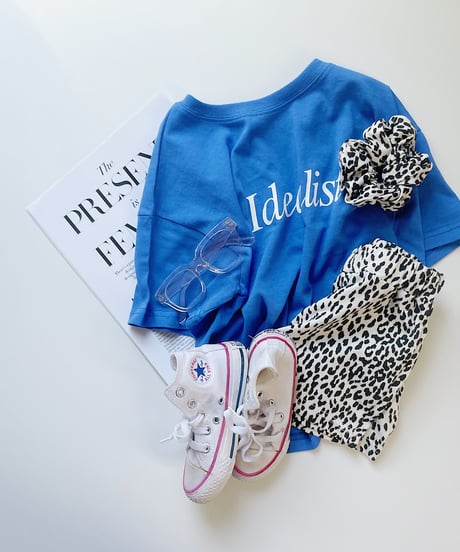 【Melia.original】color leopard short pants -junior-
