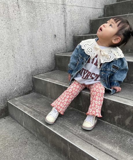 【Melia.original】daisy flare pants -junior-