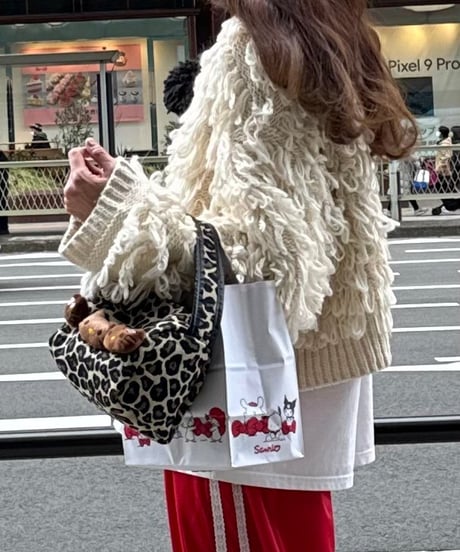 leopard character bag