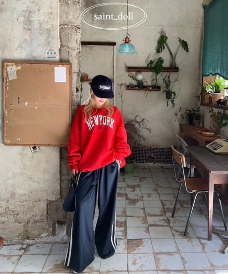 reversible RED pullover【90-150cm】