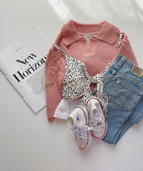 【Melia.original】Dalmatian bustier -kids&junior-