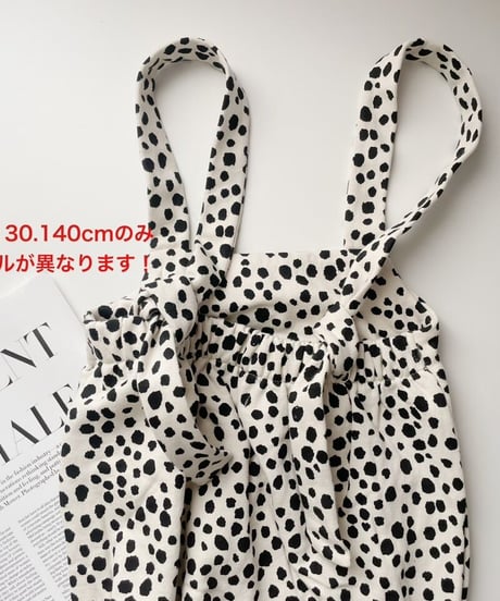 【Melia.original】Dalmatian salopette