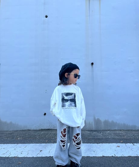 CAT long tee【80-150cm】