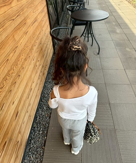 one shoulder long tee【80-150㎝】