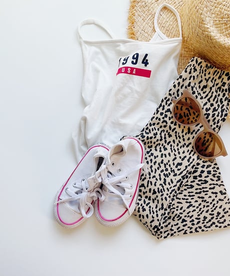 【Melia. Original】animal flare pants -MOM-