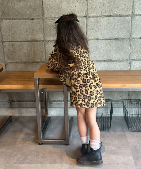 【Melia.original】Leopard half zip setup -スカート-