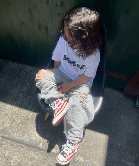damage sweat pants【70-150cm】