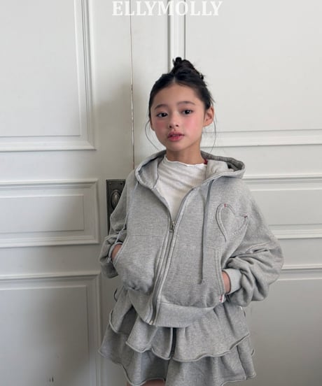 【2026 SS モデル】sweat frill mini skirt【80-130cm】