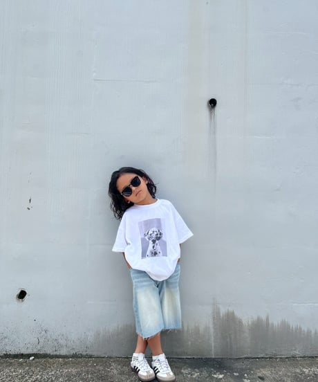 damage denim half pants【80-150cm】