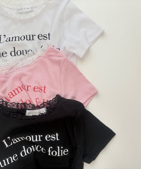 neck lace short tee【80-150cm】