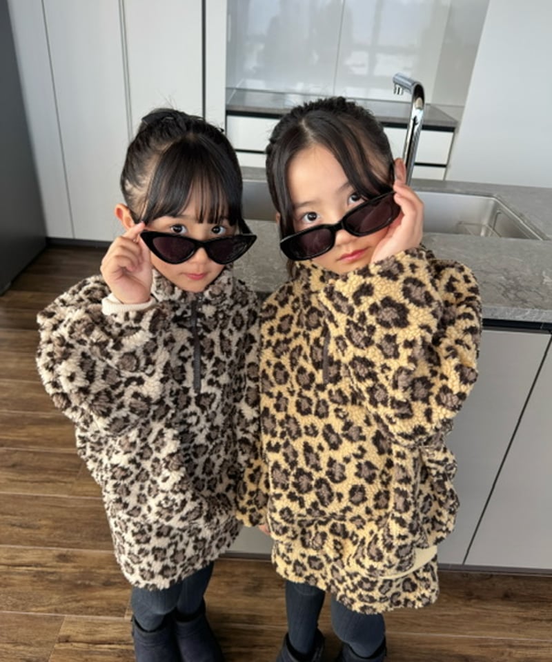 Melia.original】Leopard half zip setup -スカート- |