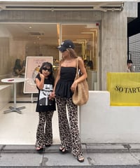 【Melia.original】leopard flare pants -MOM-