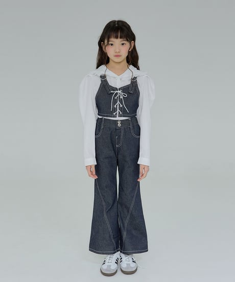 denim flare pants【100-160cm】