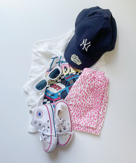 【Melia.original】color leopard short pants -junior-