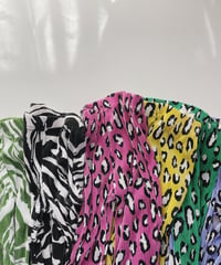 【Melia.original】animal easy flare pants【80-140cm】