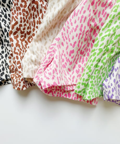 【Melia.original】color leopard short pants -junior-