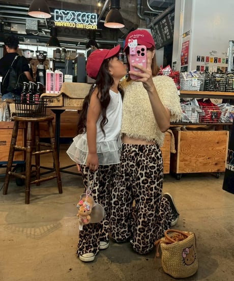 【Melia.original】leopard flare pants -MOM-