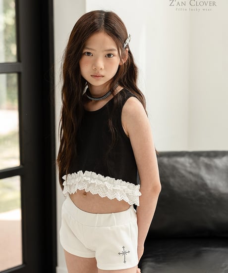 【予約商品】【ZANCLOVR】frill short tank【70-150cm】
