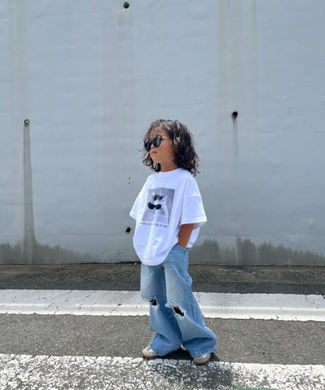 damage denim pants【80-150cm】