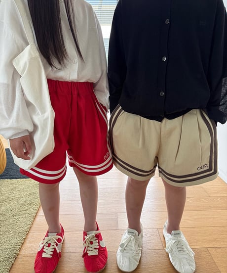 【OUR】route line short pants【90-160cm】