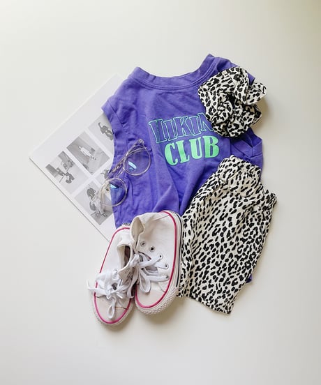 【Melia.original】color leopard short pants -junior-