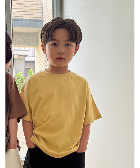 【予約商品】【OUR】Simple color Tee 【90-160cm】