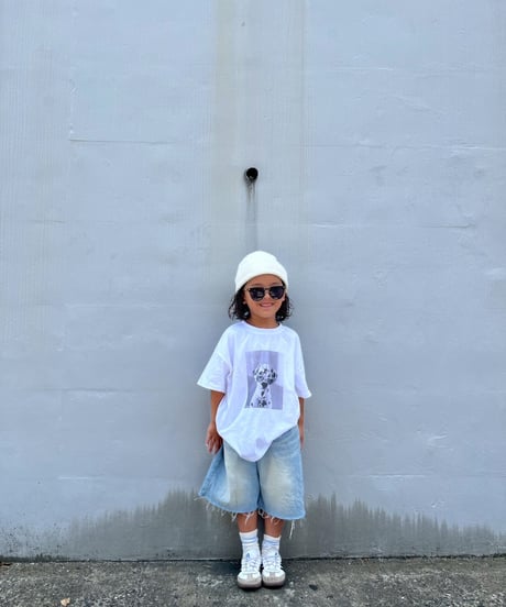 Dalmatian print tee【80-150cm】