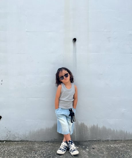 damage denim half pants【80-150cm】