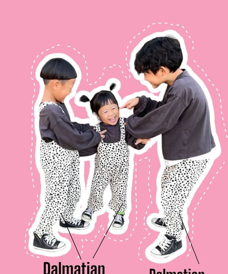 【Melia.original】Dalmatian sarrouel pants -junior-