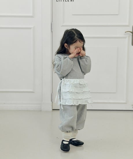 【LITTLE HI】【予約商品】color sweat setup -PANTS-【80-120cm】
