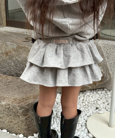 【2025モデル】sweat frill mini skirt【80-130cm】