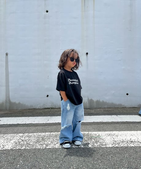 damage denim pants【80-150cm】