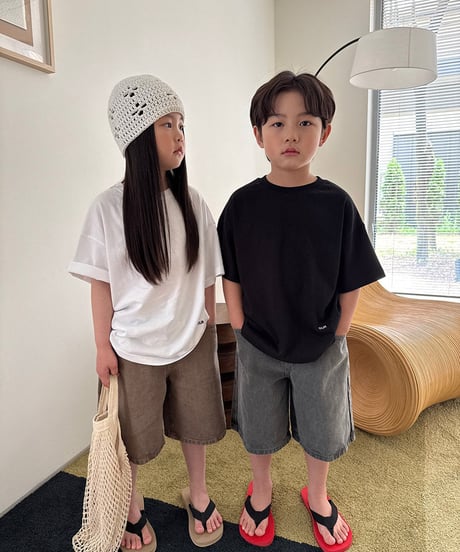 【予約商品】【OUR】Simple color Tee 【90-160cm】