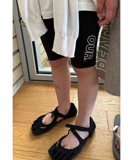 【OUR】side logo biker pants【90-160cm】