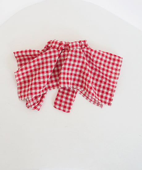 waist mark check skirt【70-150cm】