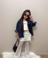 【Melia.original】lace flare pants【80-140cm】