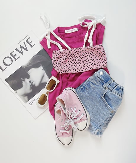 【Melia.original】Lame' leopard swim wear